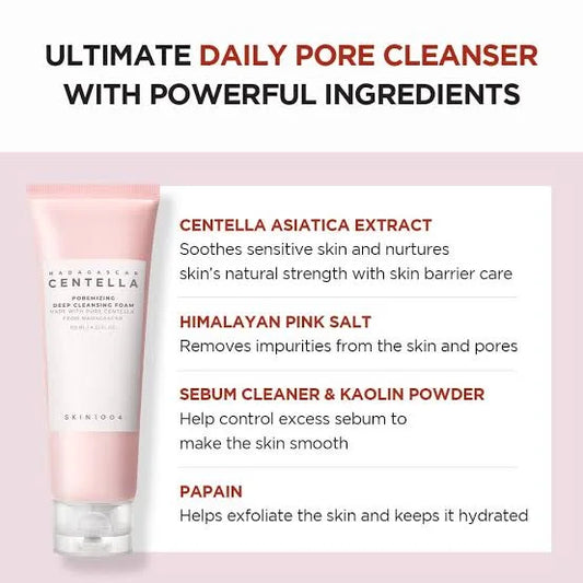Madagascar Centella Poremizing Deep Cleansing Foam 125ml